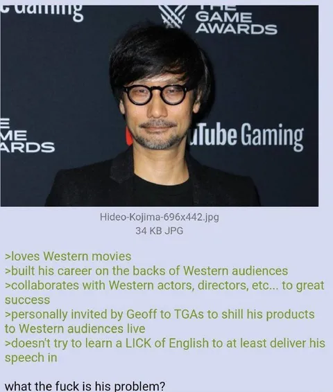Hideo Kojima Refuses to Learn English
