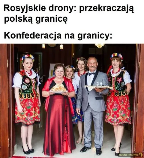 Rosyjskie drony na polskiej granicy