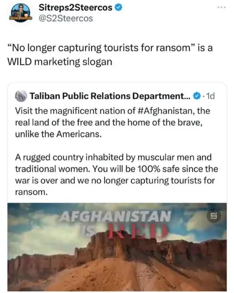 Afghanistan Wild Marketing Slogan