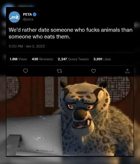 PETA Dating Standards