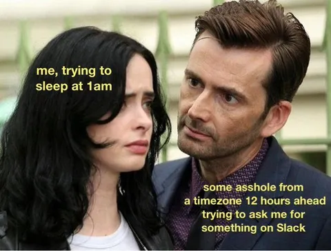Timezone Coworker Interrupts Sleep