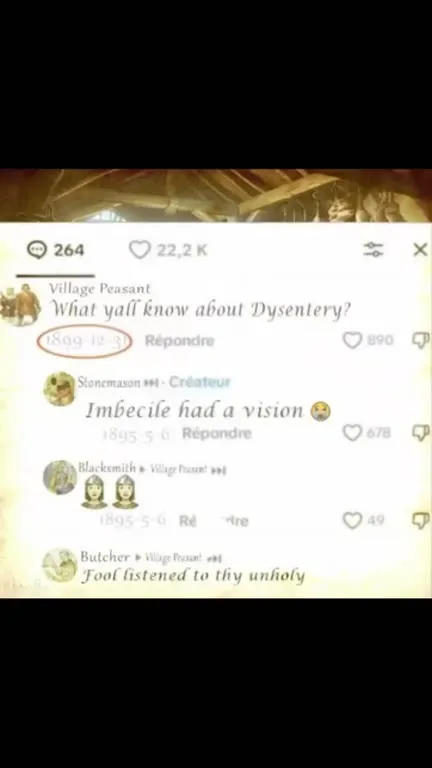Medieval Dysentery Comment Section
