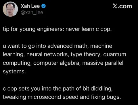 Never Learn C++