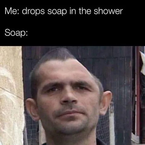 Soap Drops in the Shower