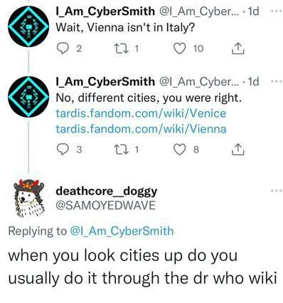 Vienna and Venice Confusion