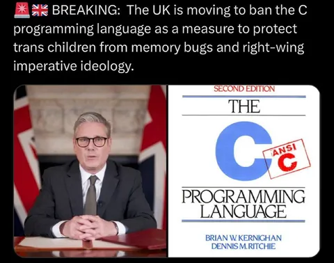 UK Bans C Programming