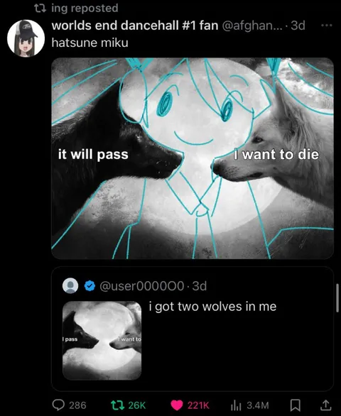 I Got Two Wolves in Me