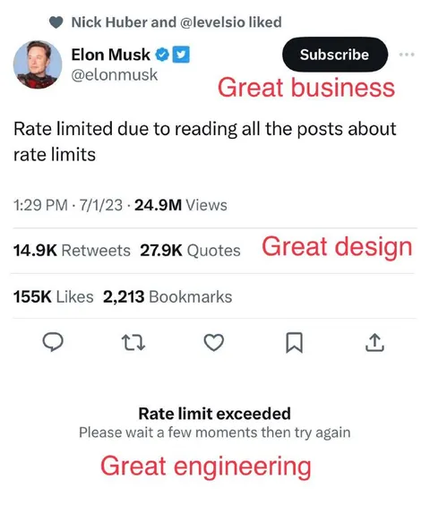 Great Engineering Rate Limit