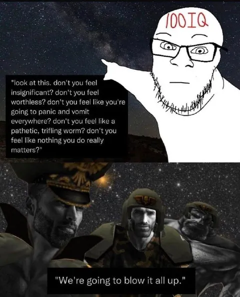 100 IQ Wants to Blow It Up