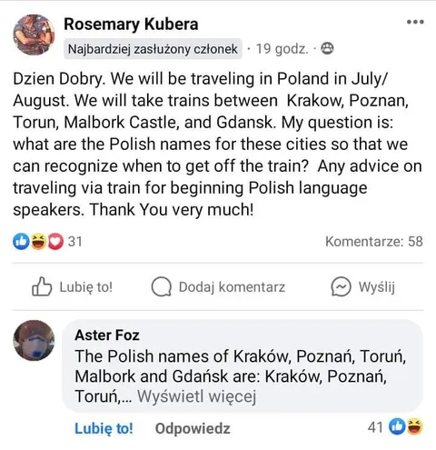 Polish City Names Joke