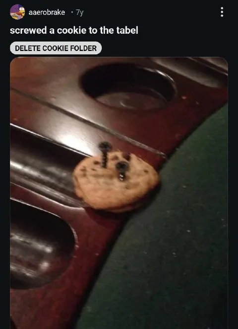Screwed Cookie to the Table