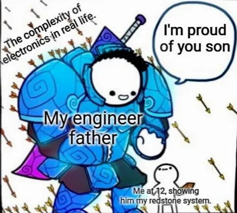 Redstone System Impresses Engineer Dad