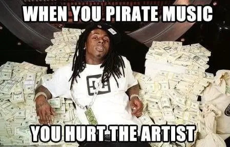 When You Pirate Music