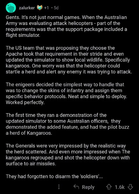 Australian Kangaroo Helicopter Simulator