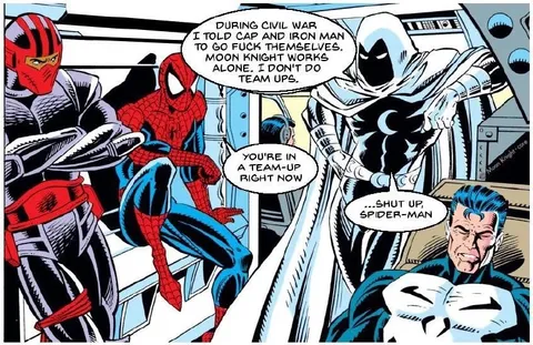Moon Knight Works Alone