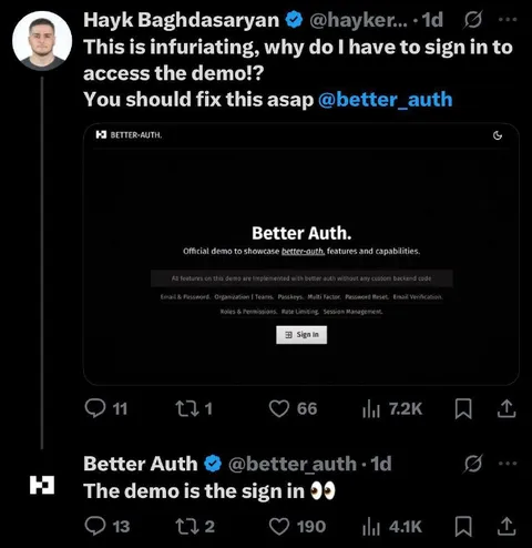 The Sign-In Demo Requires Sign-In