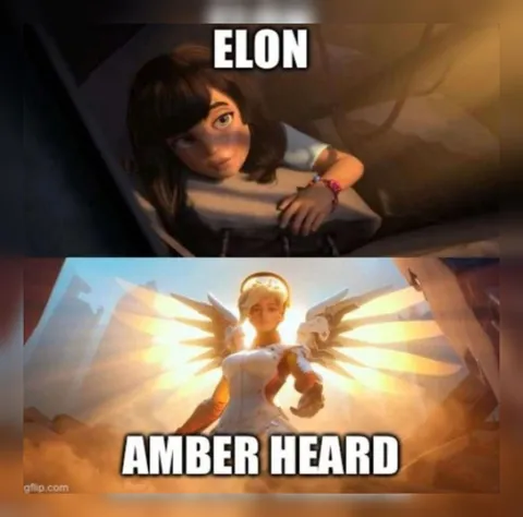 Elon and Amber Heard Angels