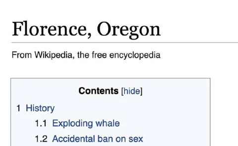 Florence Oregon Wikipedia History