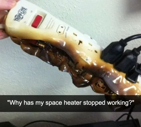 Melted Space Heater Mystery