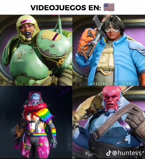 Videojuegos esperando al equipo