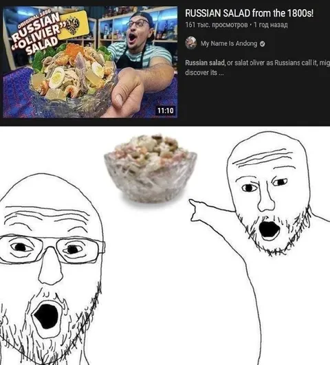 Russian Salad from the 1800s