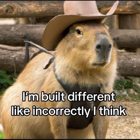 Built Different Capybara