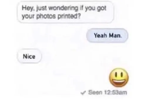 Yeah Man Nice Texting