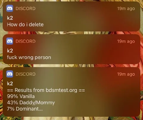 Wrong Person BDSM Test Results