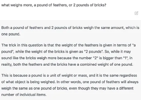 A Pound of Feathers or Bricks