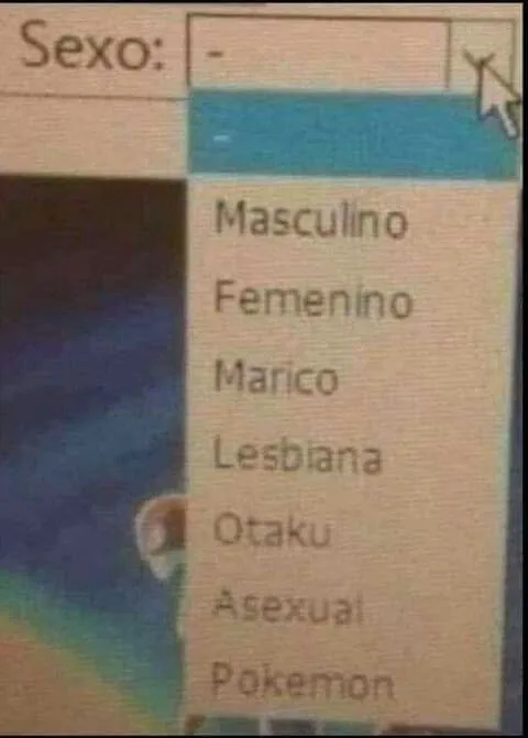 Menú de sexo inesperado