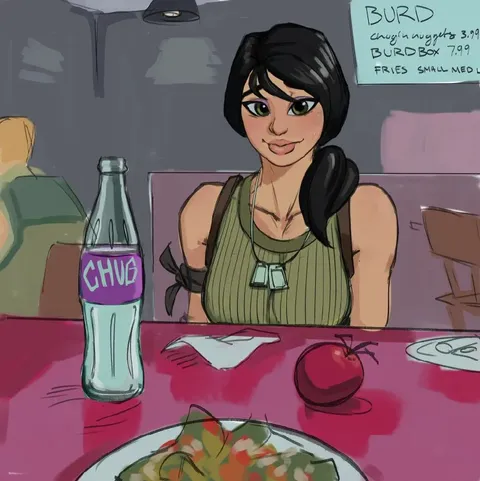 Nervous Fortnite Date at Dinner