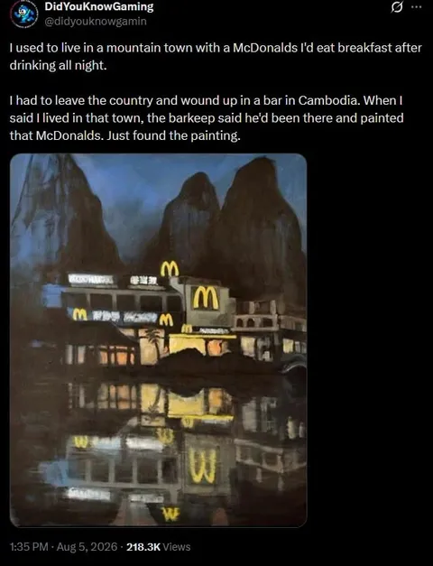 The McDonald's Painting in Cambodia