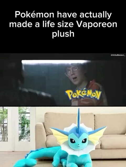 Life-Size Vaporeon Plush Is Out of Stock