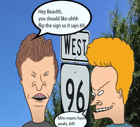 Beavis Suggests Flipping the Sign