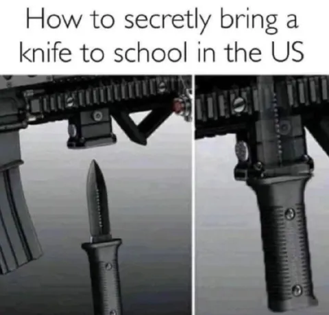 Secretly Bringing a Knife to School