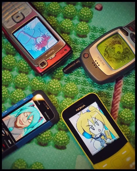 Nokia phones with anime girls