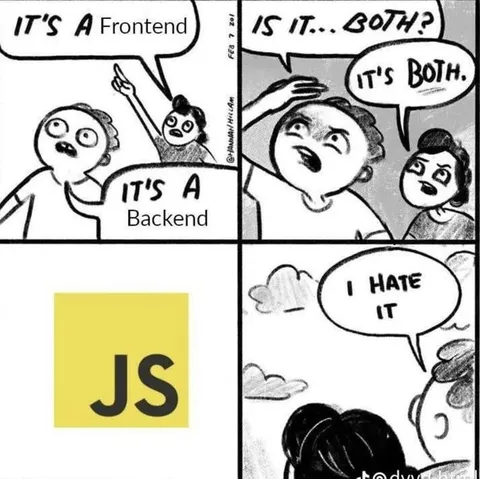 Frontend Backend Both JavaScript
