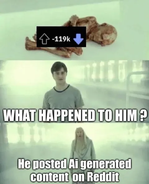 AI Content Reddit Downvotes