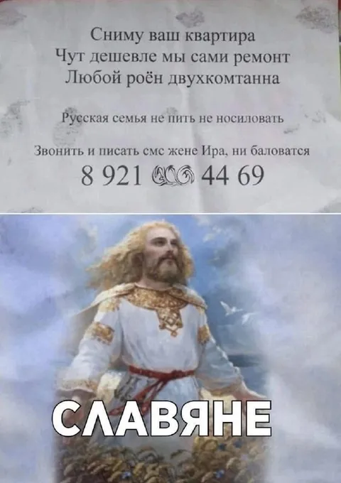 Славяне снимают квартиру