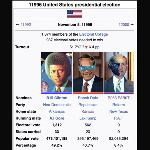 11996 United States Presidential Election