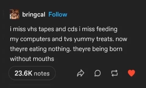 Computers Born Without Mouths