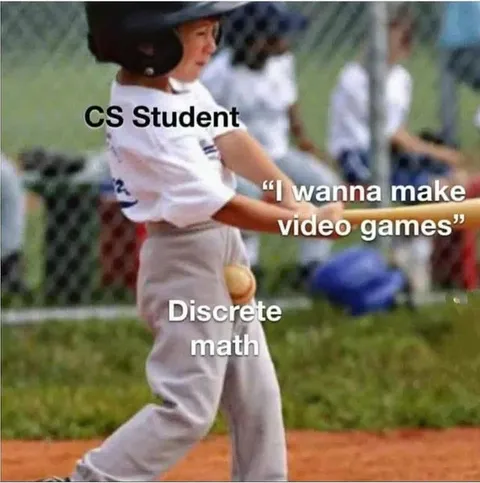CS Student Learns Discrete Math