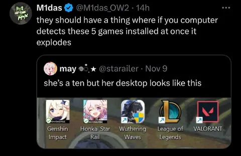 Five Gacha Games Installed