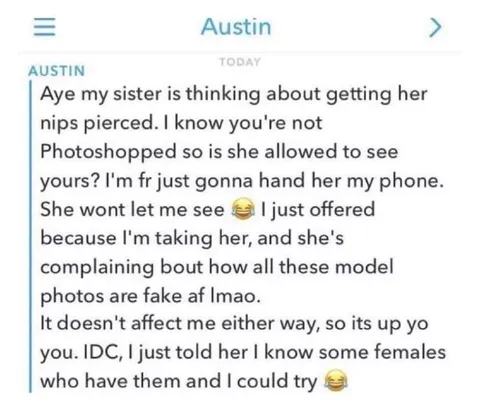 Sister Wants Her Nips Pierced