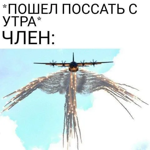 Член пошел посать с утра