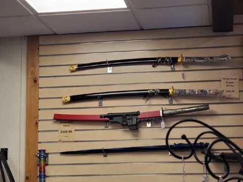 Fantasy Gun Sword Display