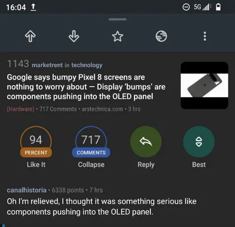 OLED Panel Components Joke