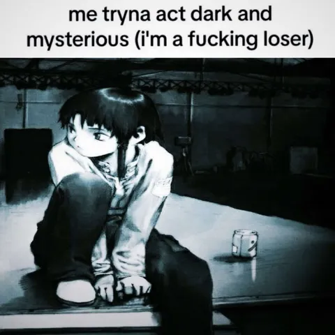 Trying to Act Dark and Mysterious