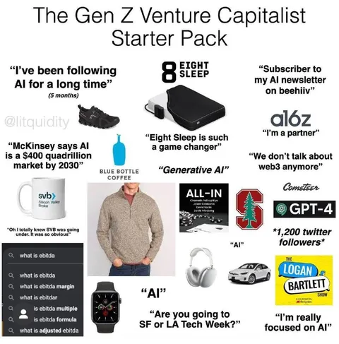 Gen Z Venture Capitalist Starter Pack