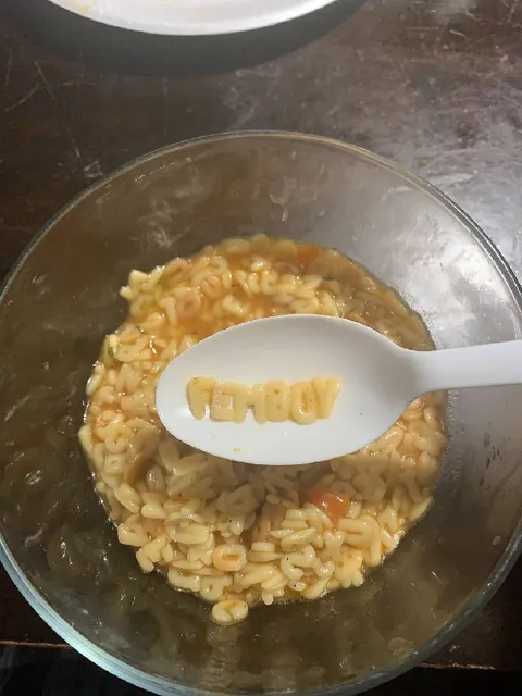 Леша в макаронах